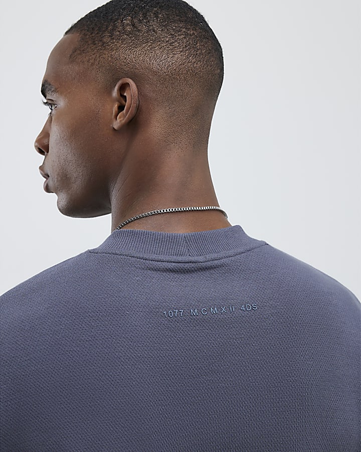 Grey Regular Fit Sweatshirt