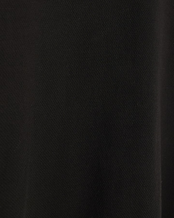 Black Regular Fit Sweatshirt