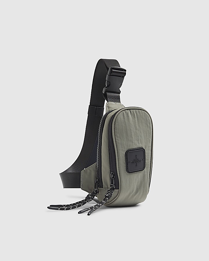 Green one strap cross body bag