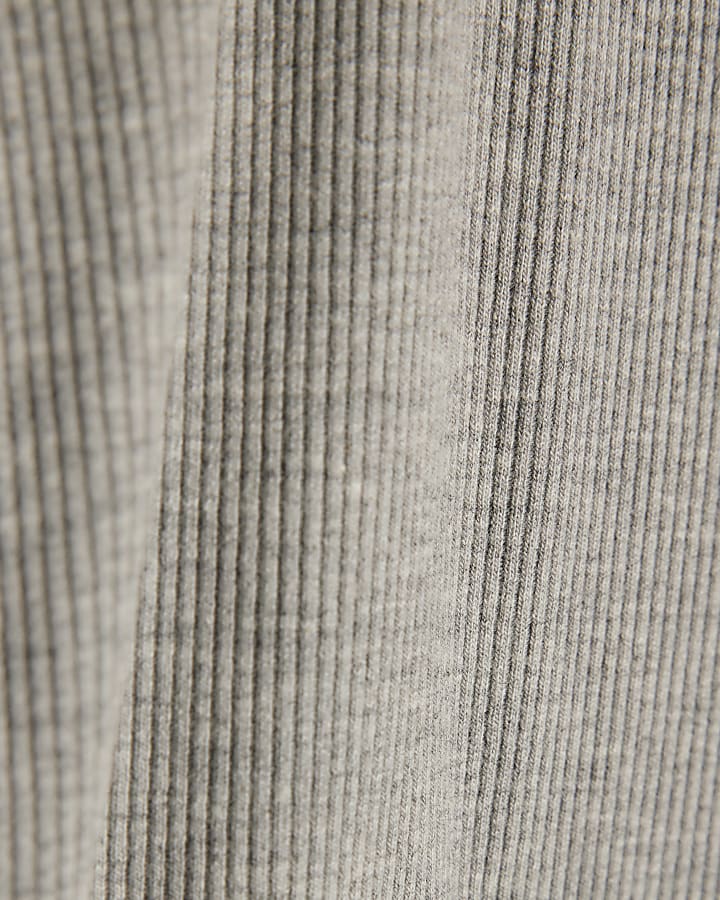 Grey Marl Rib Vest Multipack