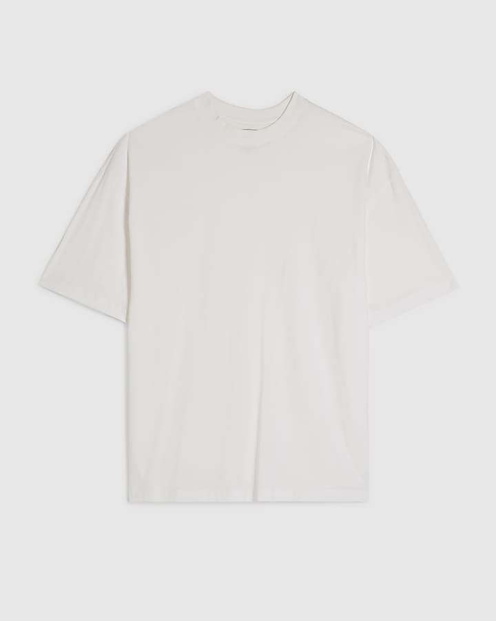 Black Oversized Fit Pack Of 2 T-Shirt