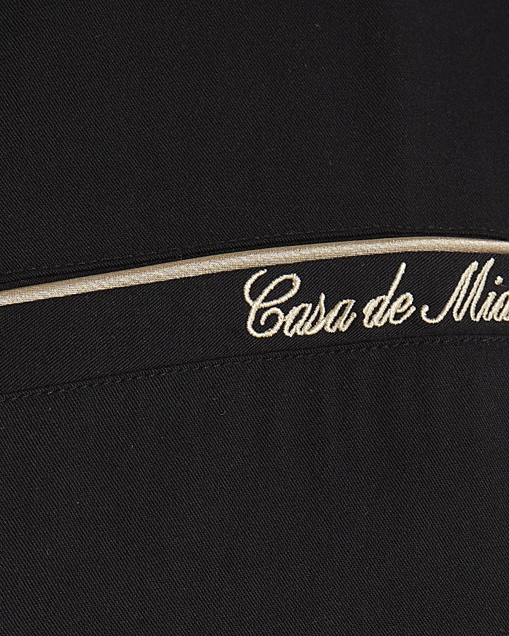 Black Regular Fit Casa de Midas Shirt