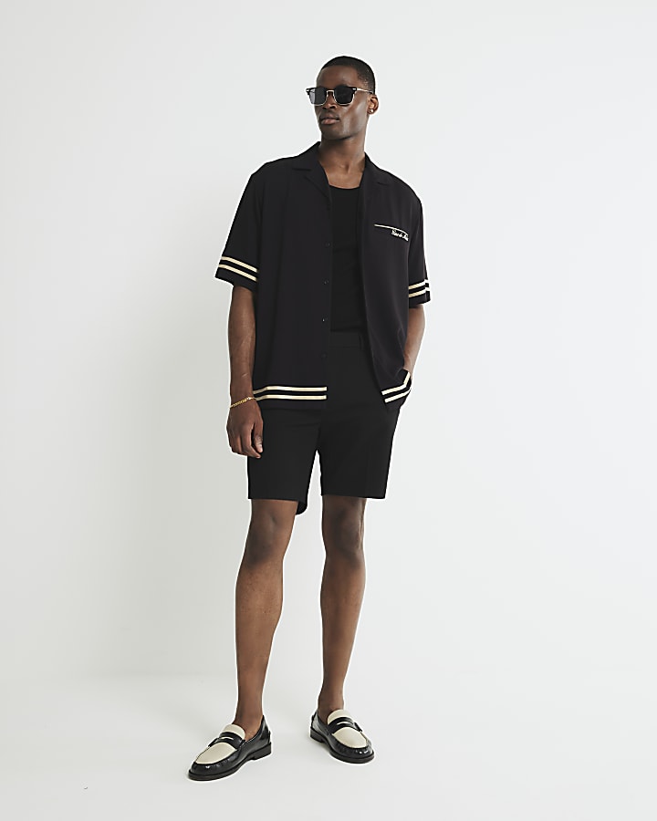 Black Regular Fit Casa de Midas Shirt
