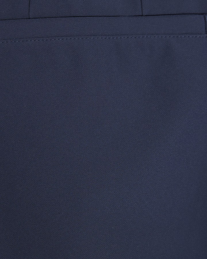 Navy Skinny Fit Suit Trousers