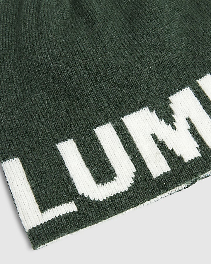Green Luminis Football Beanie