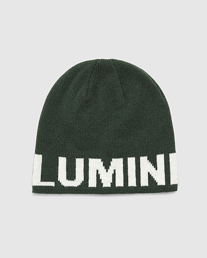 Green Luminis Football Beanie
