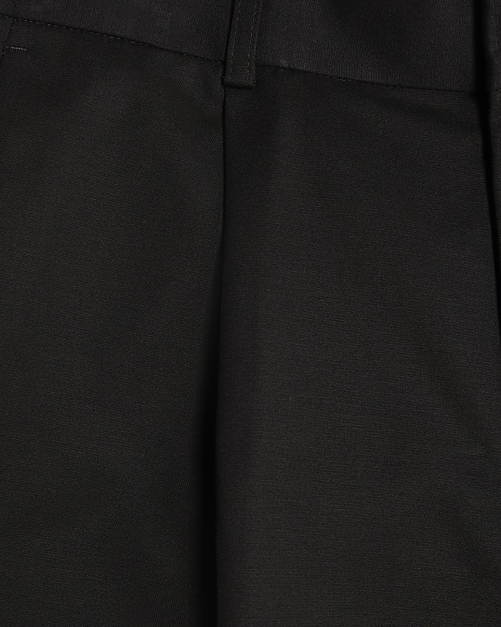 Black Tapered Fit Chino Trousers