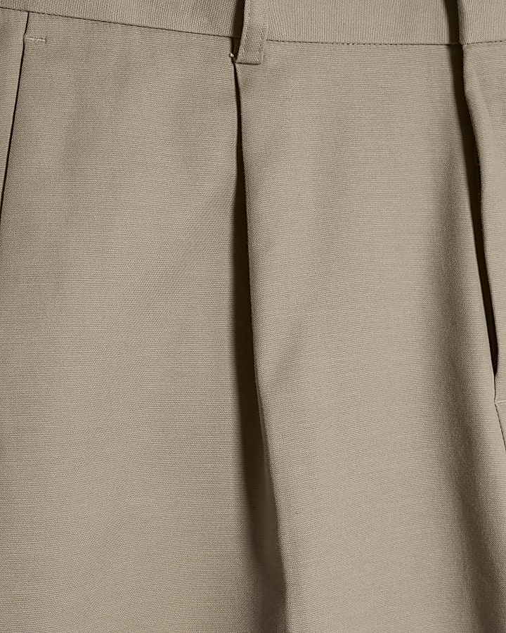 Stone Tapered Fit Chino Trousers