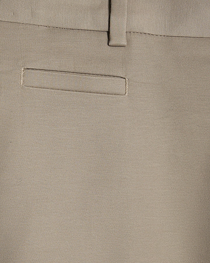 Stone Slim Fit Elasticated Chino Trousers