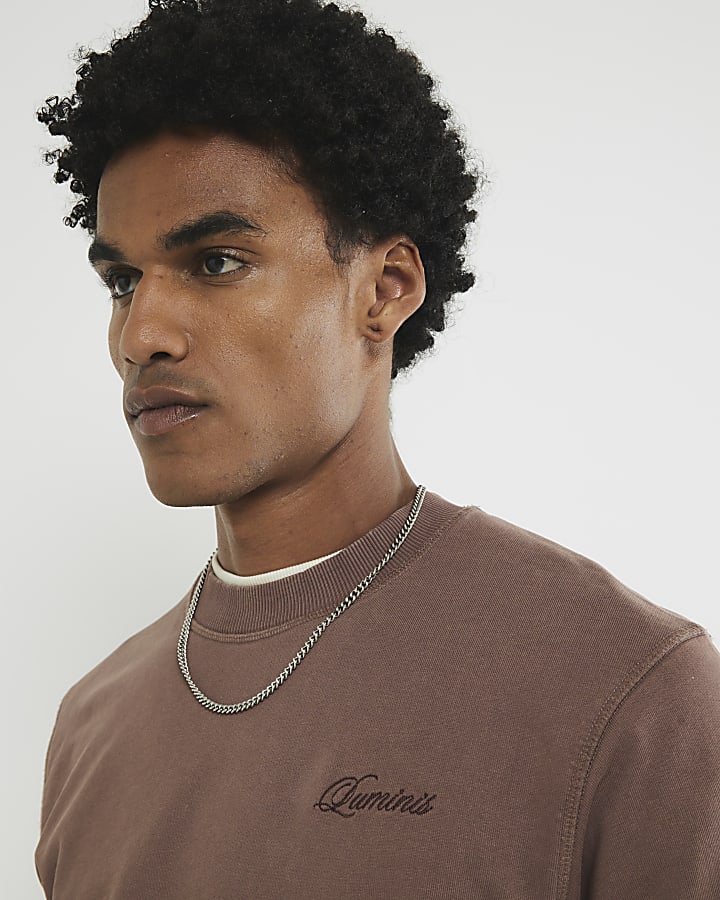 Brown Regular Fit Luminis T-Shirt