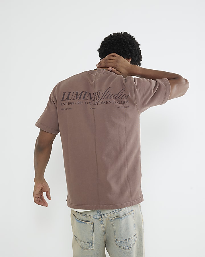 Brown Regular Fit Luminis T-Shirt