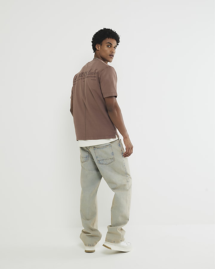 Brown Regular Fit Luminis T-Shirt