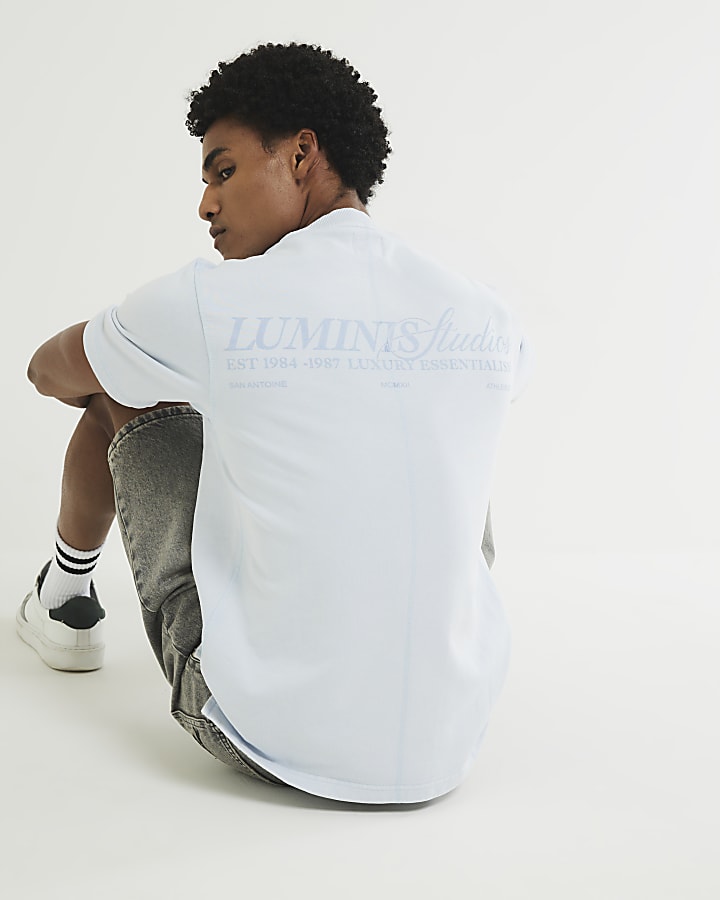 Blue Regular Fit Luminis T-Shirt