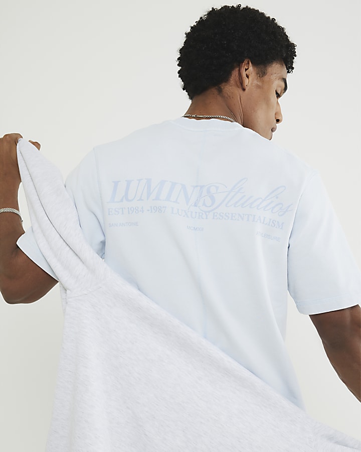 Blue Regular Fit Luminis T-Shirt