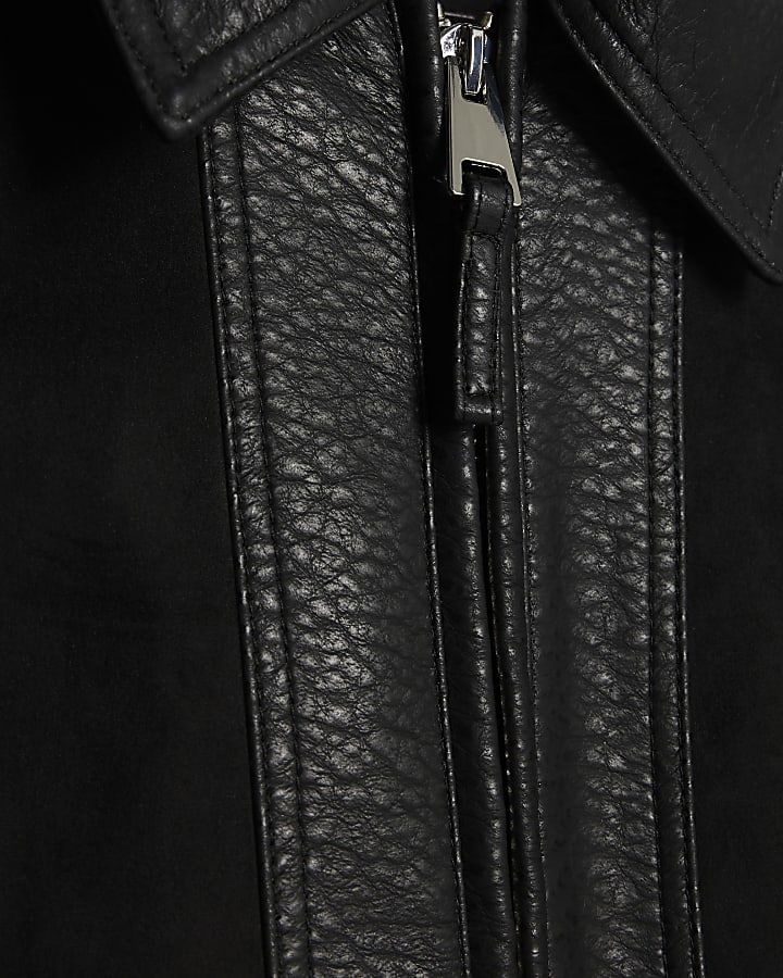 Black Faux Suede Jacket