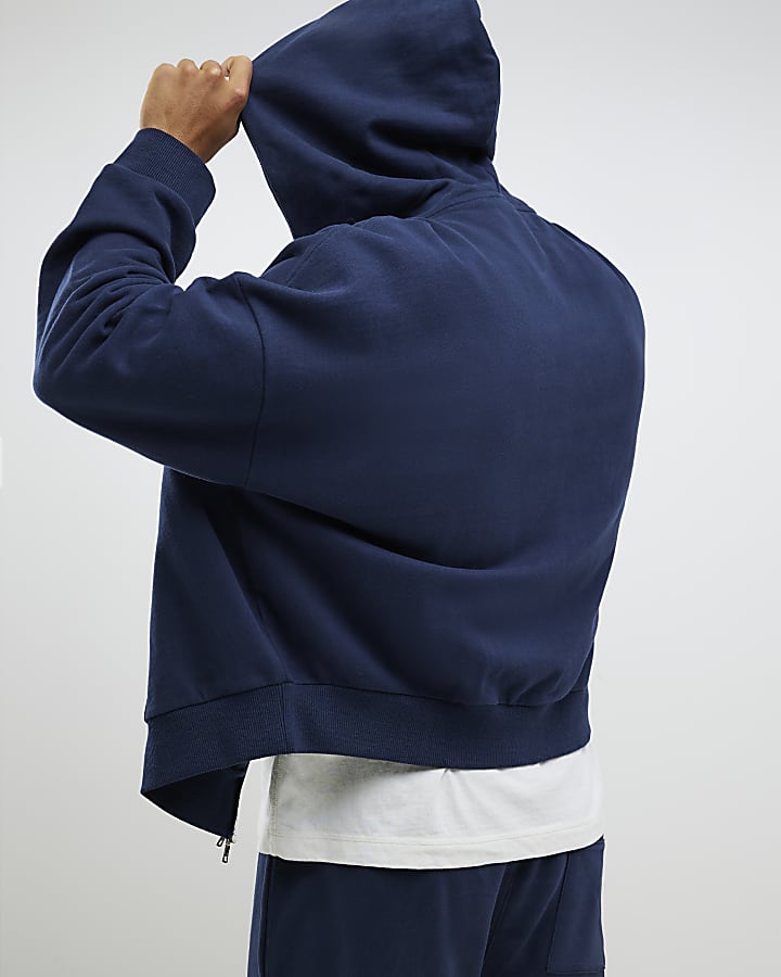 Navy Oversized Fit Palais Dept Hoodie