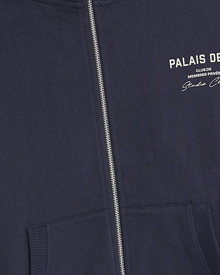 Navy Oversized Fit Palais Dept Hoodie