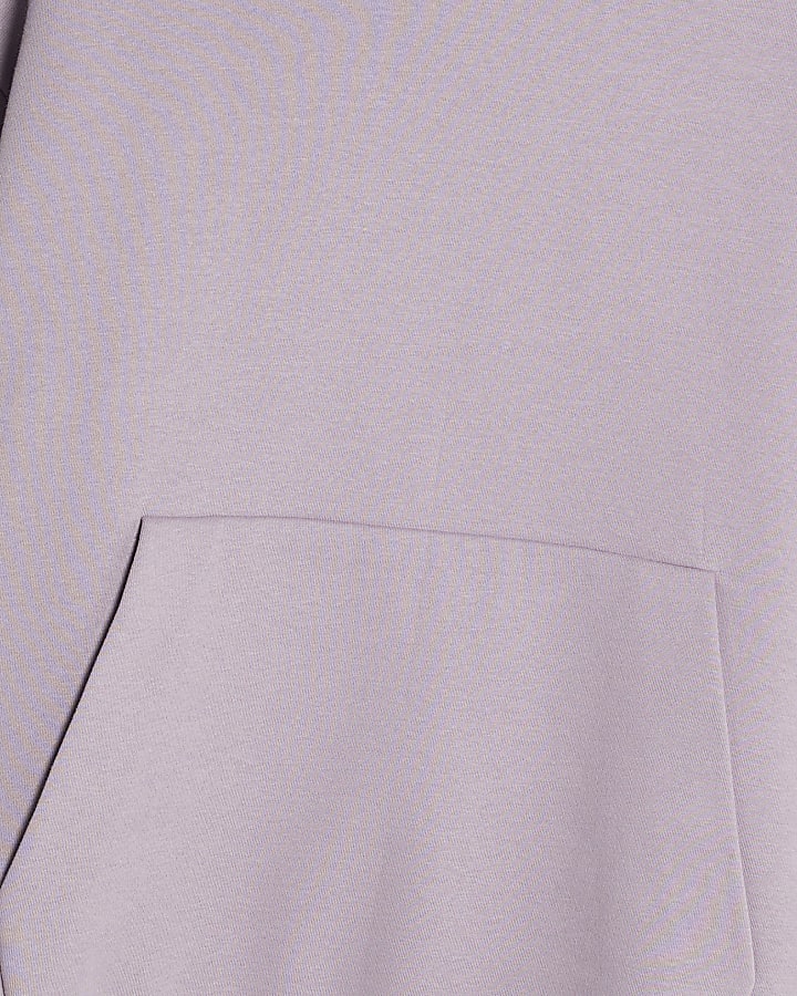 Purple Oversized Fit Hoodie