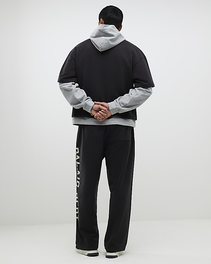 Black Palais Dept Wide Leg Joggers