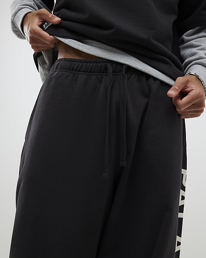 Black Palais Dept Wide Leg Joggers