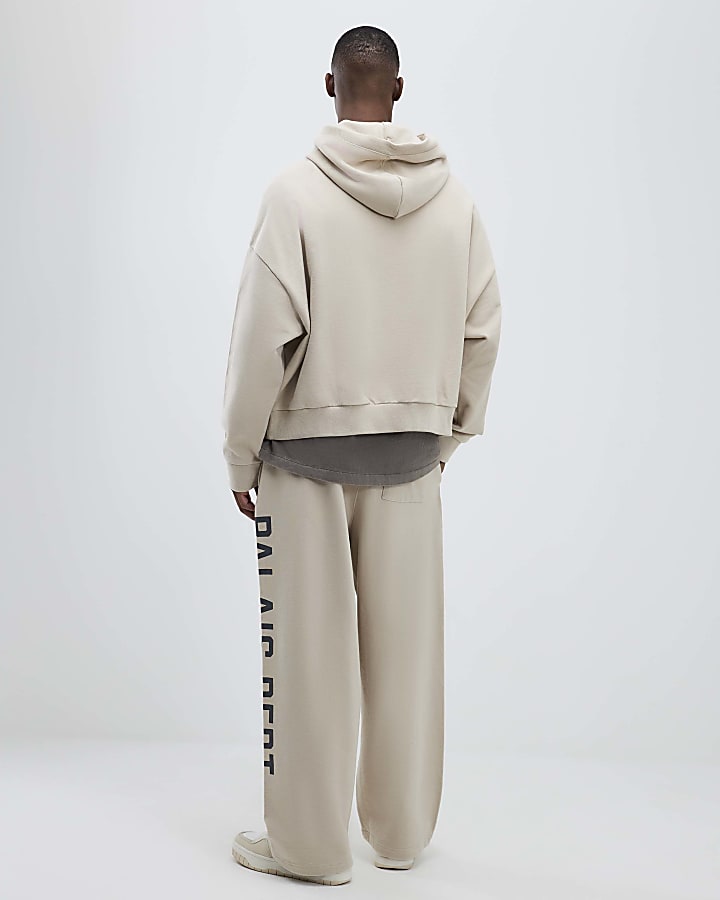 Beige Palais Dept Wide Leg Joggers