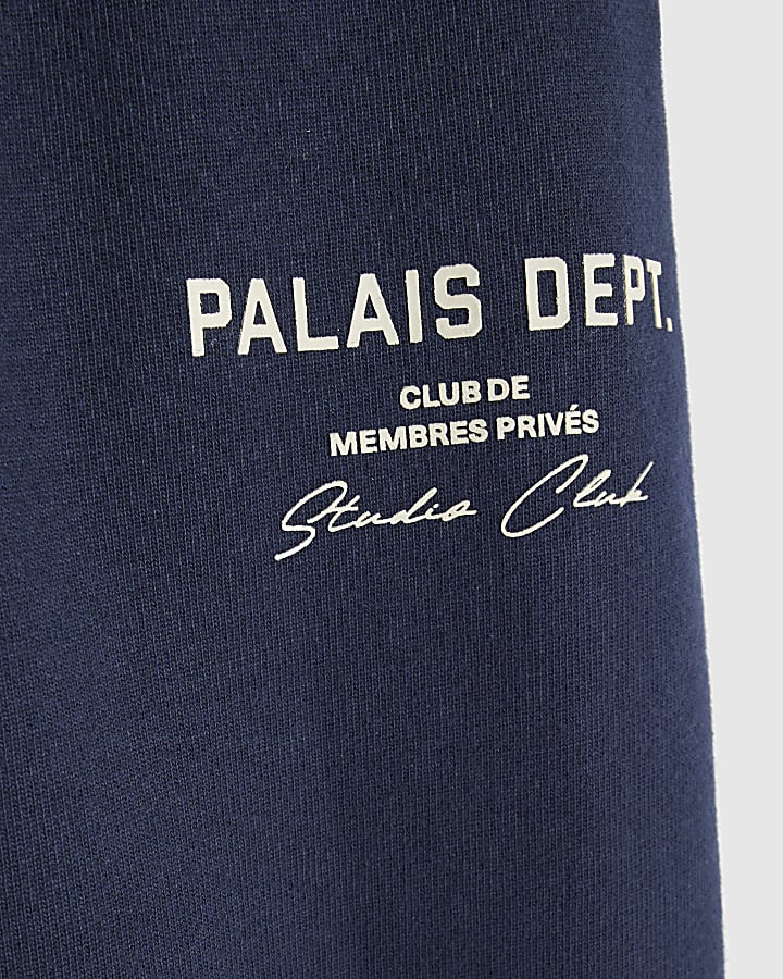 Navy Palais Dept Wide Leg Joggers