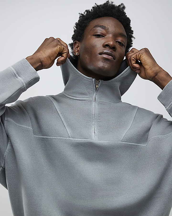 Black Oversized Fit Washed Hoodie