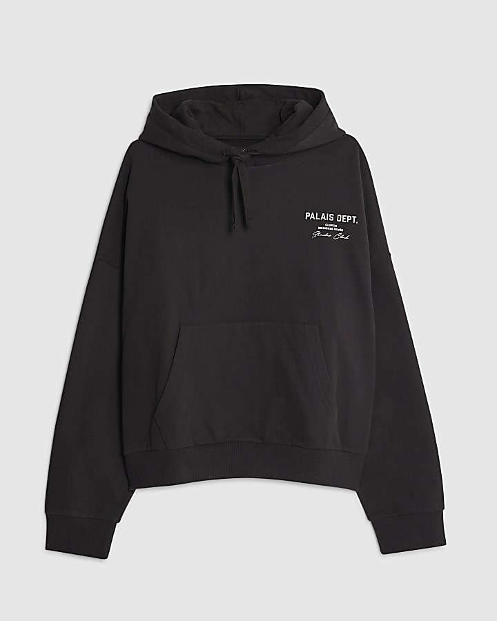 Black Oversized Fit Palais Dept Hoodie