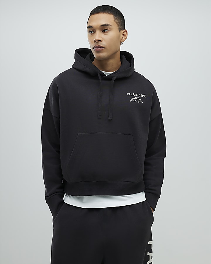 Black Oversized Fit Palais Dept Hoodie
