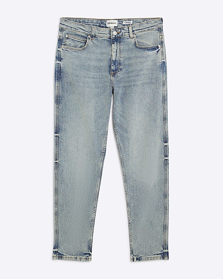 Blue Tapered Fit Jeans