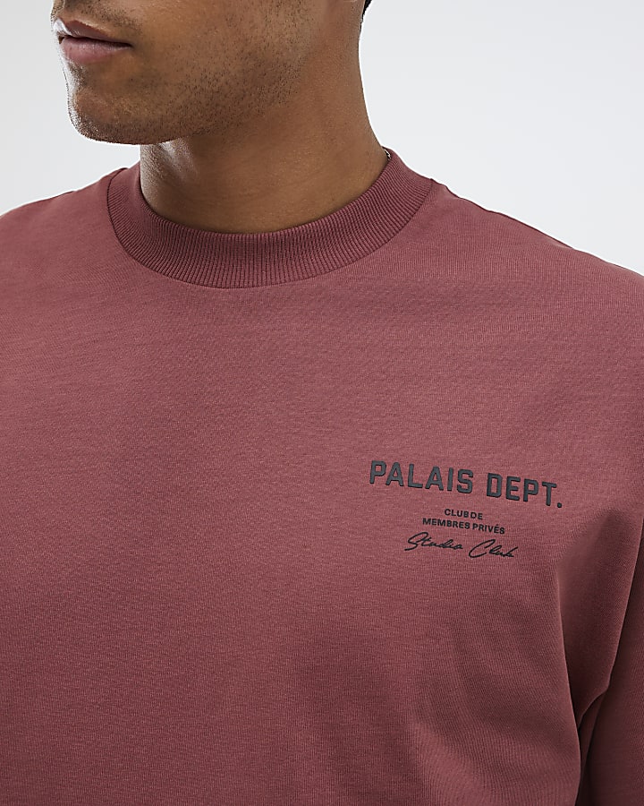 Red Oversized Fit Palais Dept T-Shirt