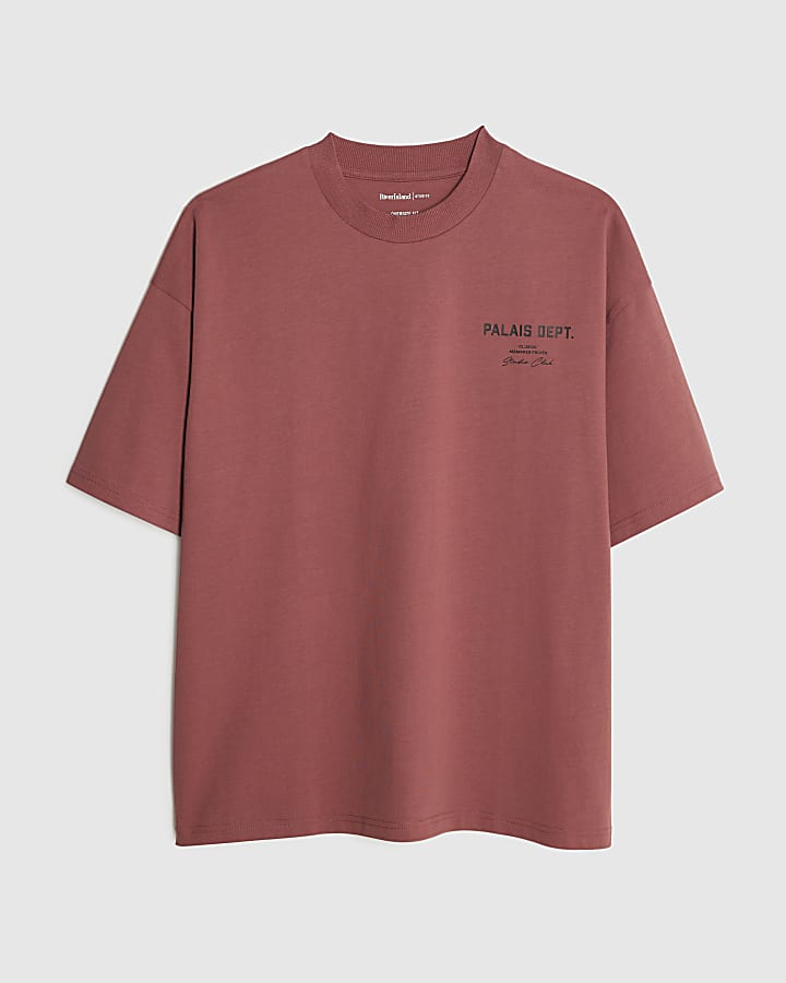 Red Oversized Fit Palais Dept T-Shirt