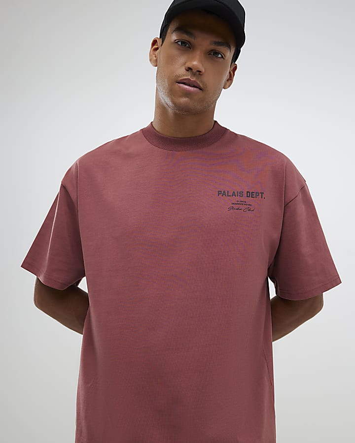Red Oversized Fit Palais Dept T-Shirt