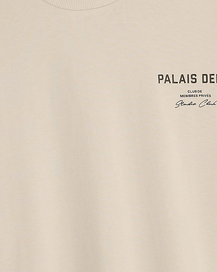 Beige Oversized Fit Palais Dept T-Shirt