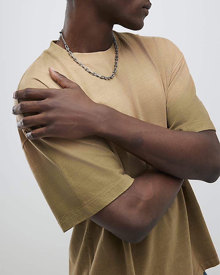 Yellow Oversized Fit Washed T-Shirt