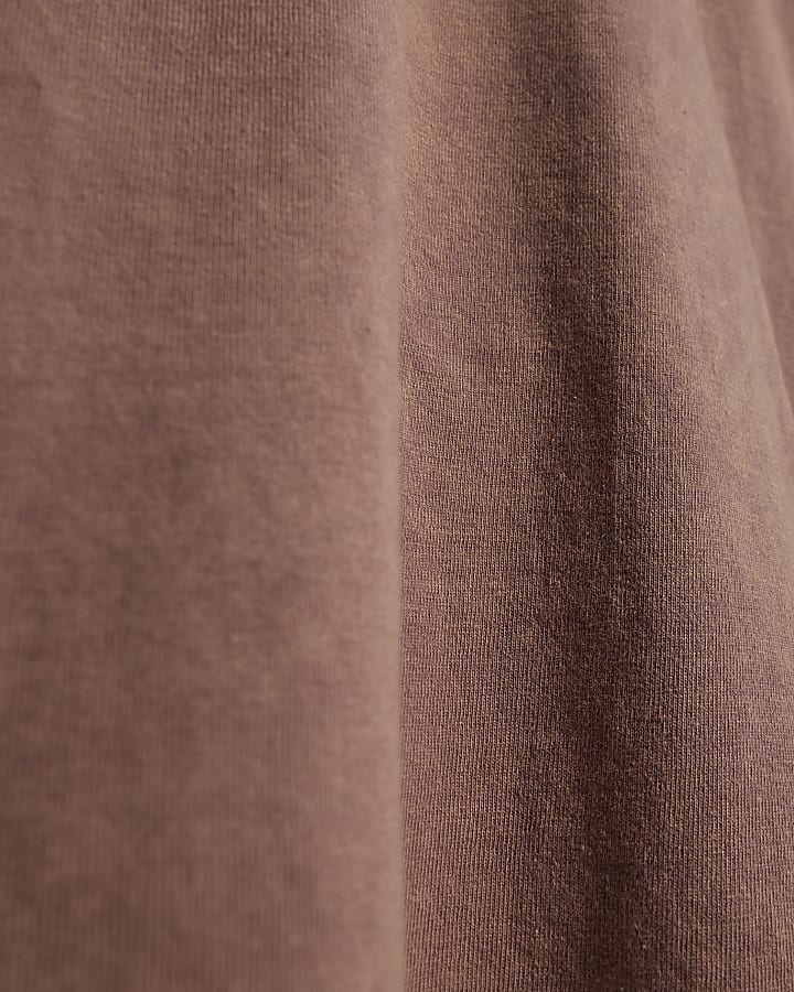 Red Oversized Fit Washed T-Shirt