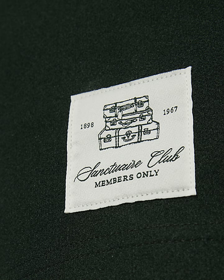 Green Oversized Fit Sanctuaire Polo Shirt