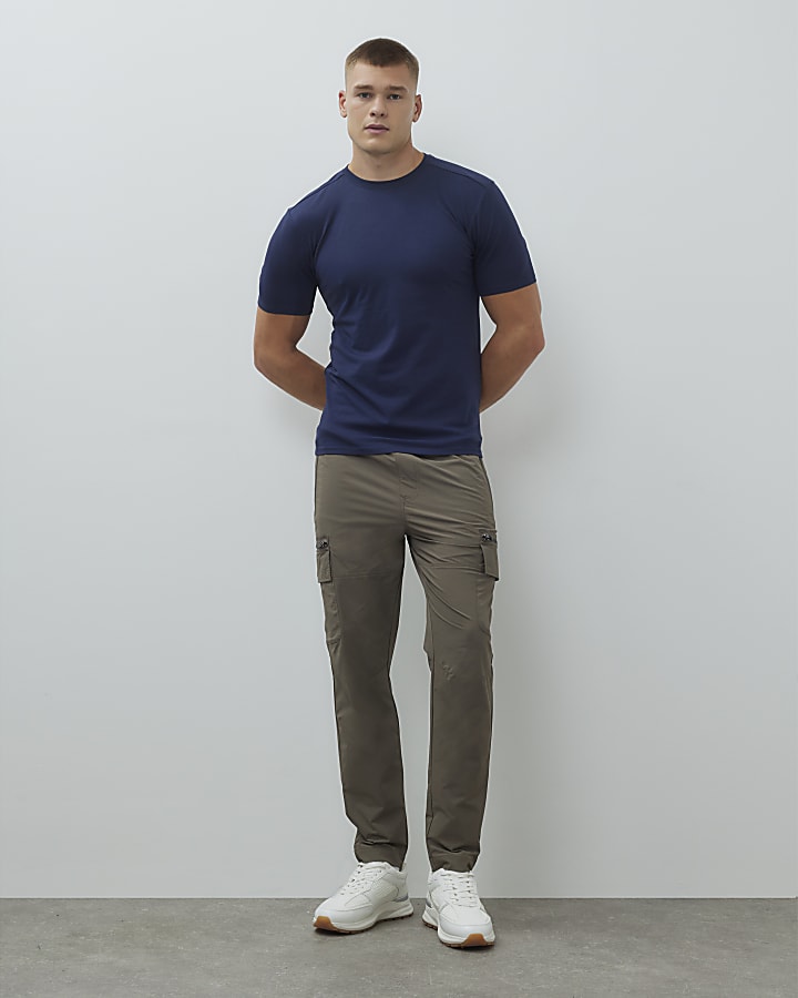Navy Muscle Fit T-Shirt
