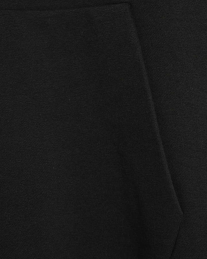 Black Oversized Fit Hoodie