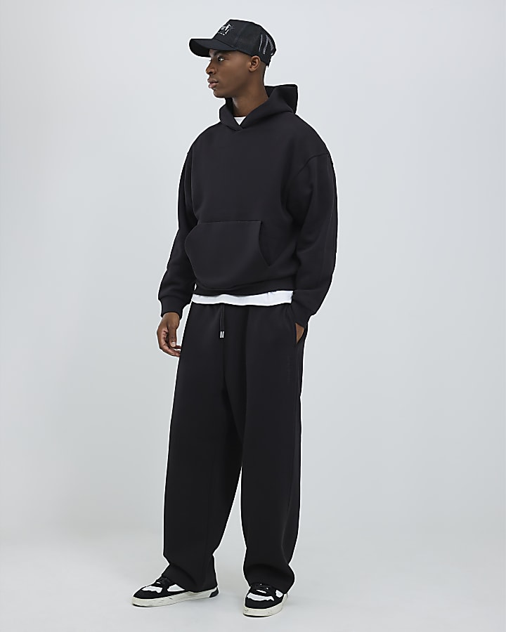 Black Oversized Fit Hoodie