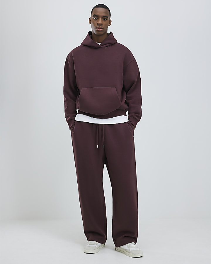 Red Oversized Fit Hoodie