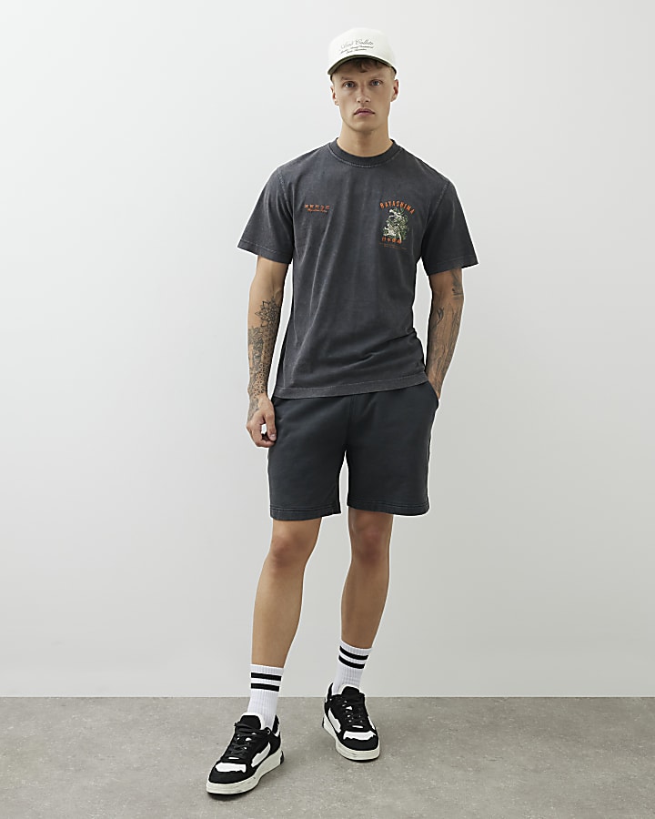 Black Regular Fit Hayashima T-Shirt