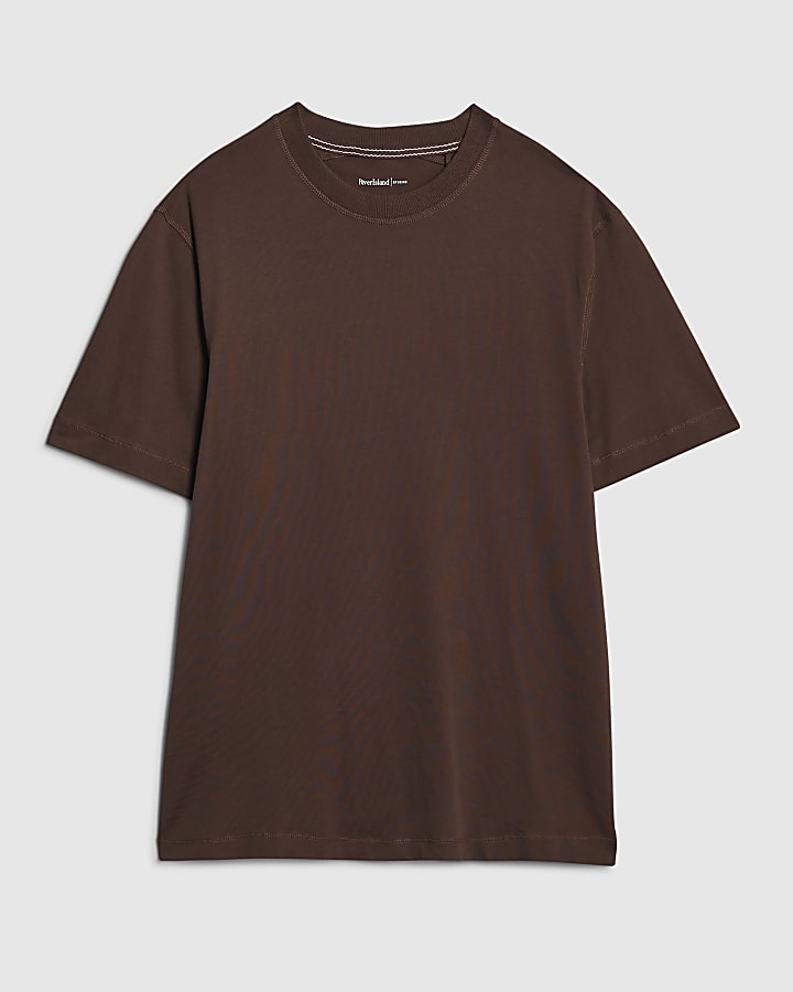 Brown Regular Fit T-Shirt