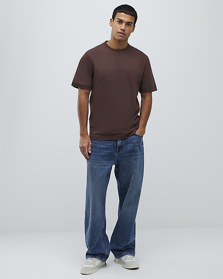 Brown Regular Fit T-Shirt