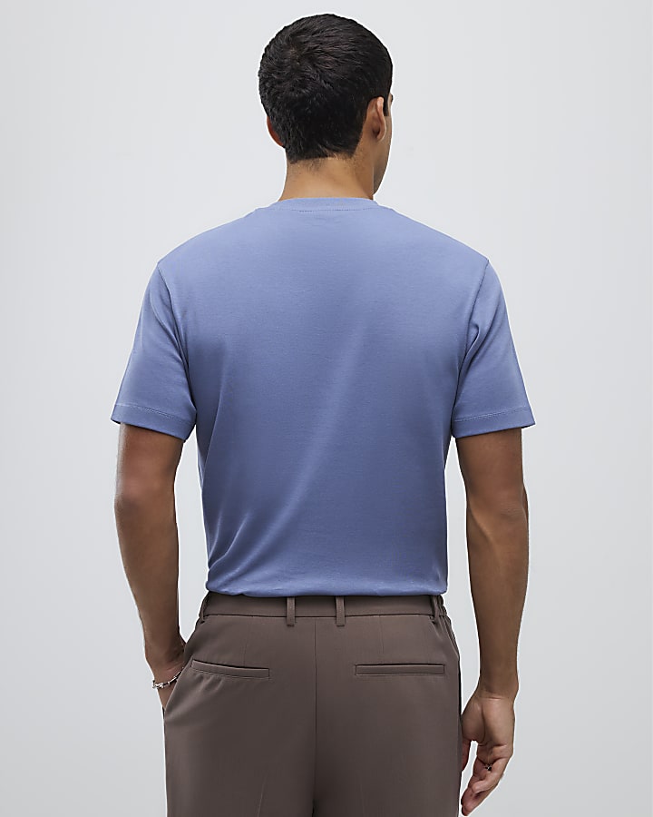Blue Regular Fit T-Shirt