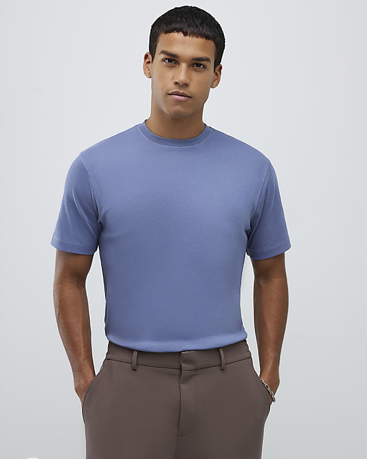 Blue Regular Fit T-Shirt