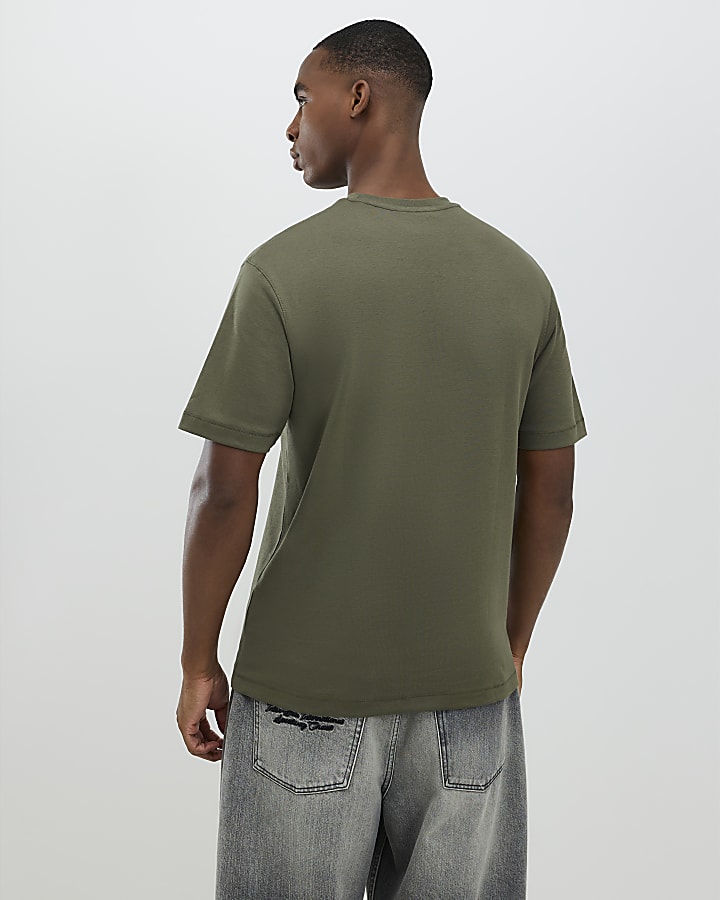 Khaki Slim Fit T-Shirt