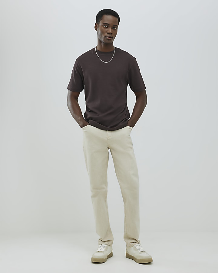 Brown Slim Fit T-Shirt