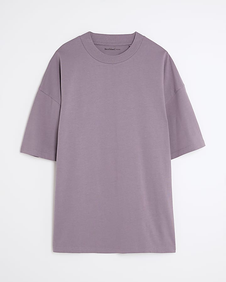 Purple Oversized Fit T-Shirt