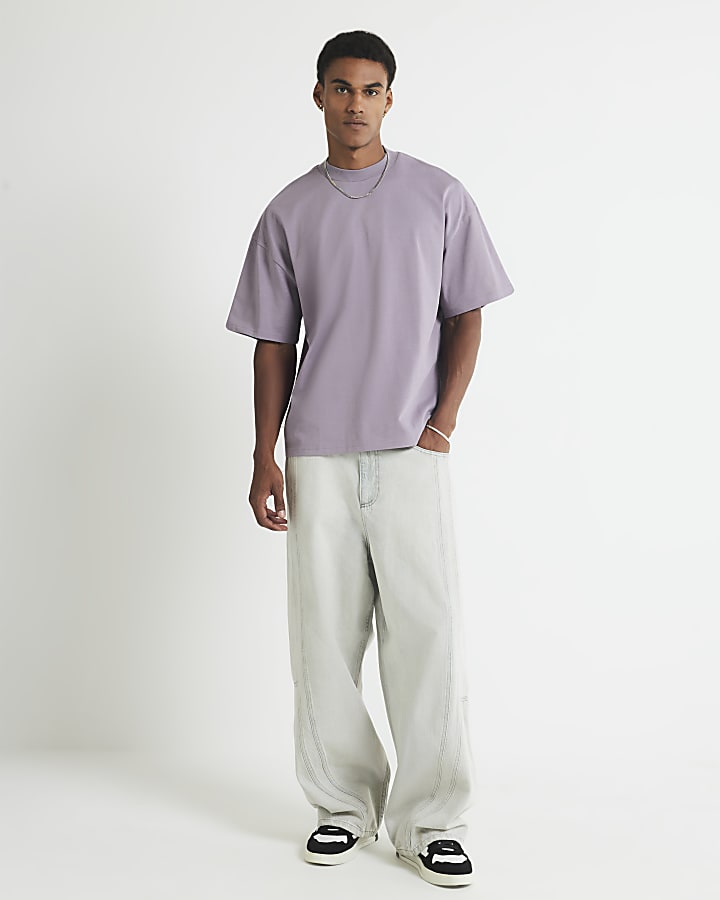 Purple Oversized Fit T-Shirt